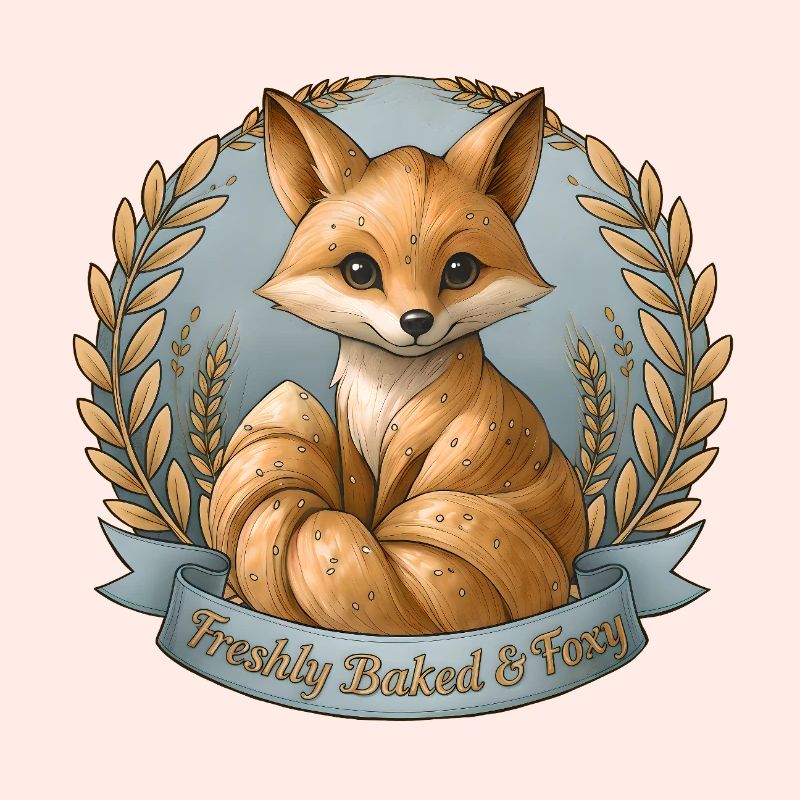 Fraîchement cuit & Foxy – Illustration de renard