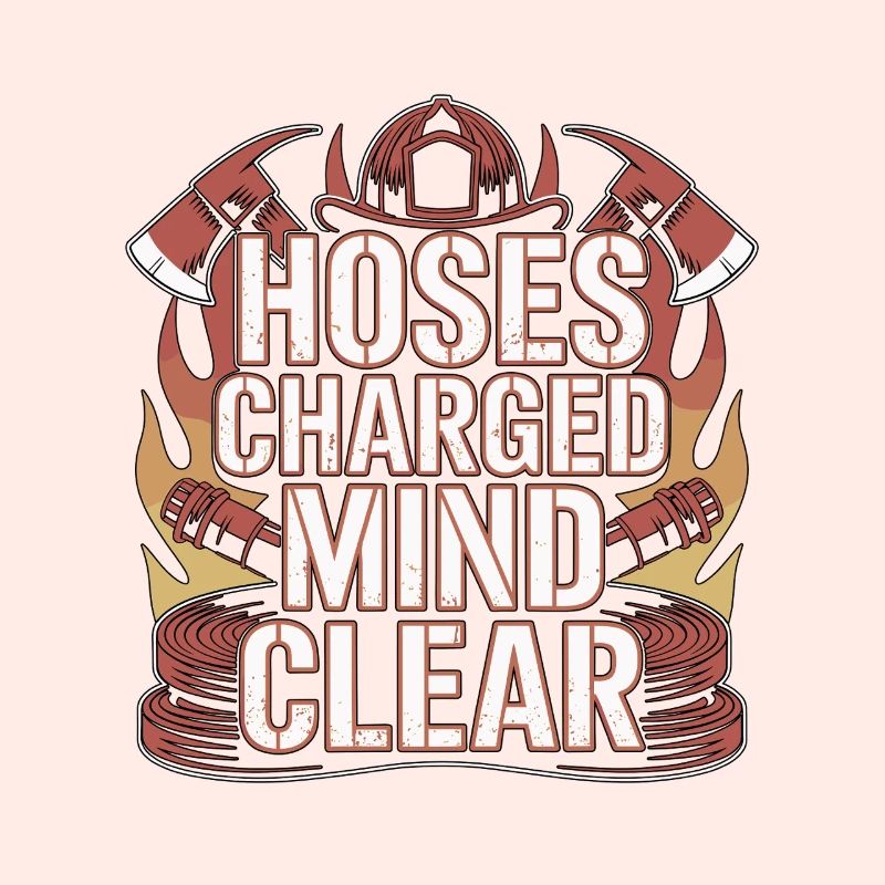 Fire Engineer Hoses Charged Mind Fire Services