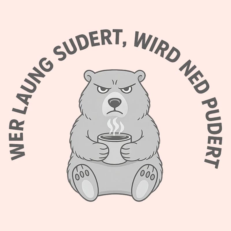 Wer laung sudert, wird ned pudert – Grumpy Coffee