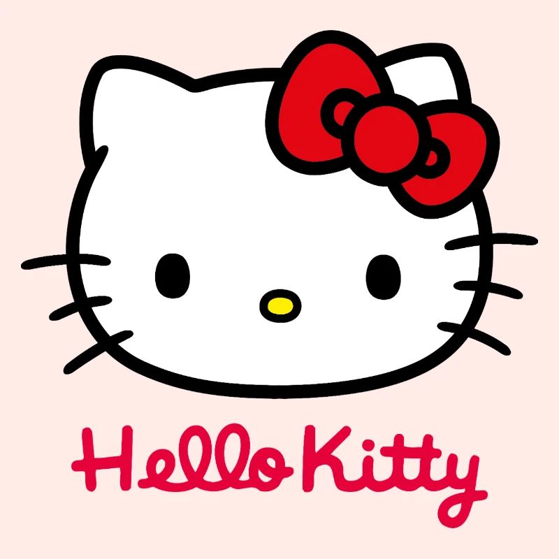 Hello Kitty Klassisch Mit Hello Kitty Schriftzug