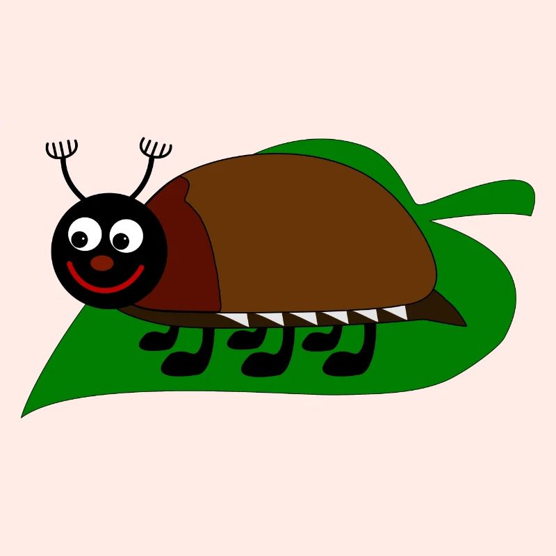Maikäfer auf einem Blatt