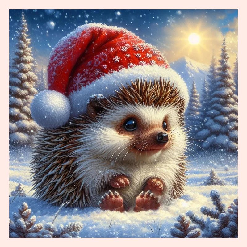 Hérisson de Noël