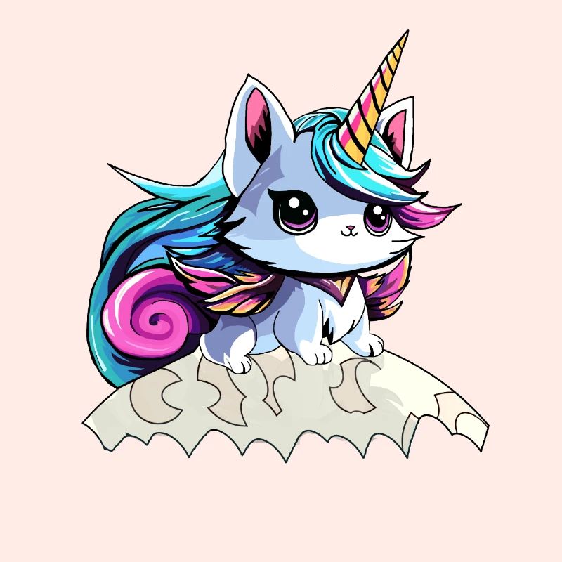 Fee Einhorn Katze