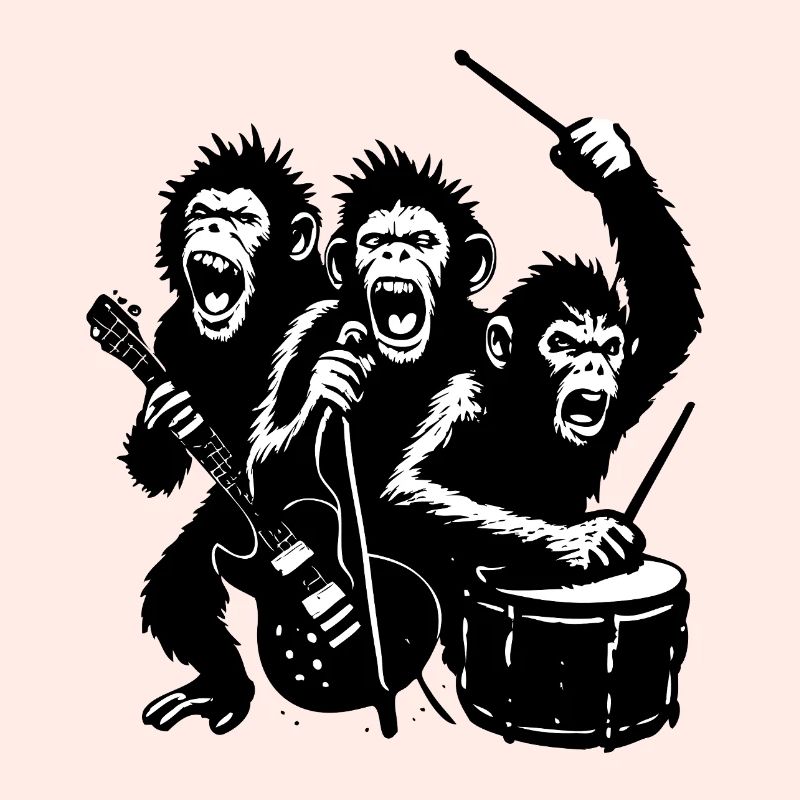 Expressive Monkey Rock Band | The Monkey Dance
