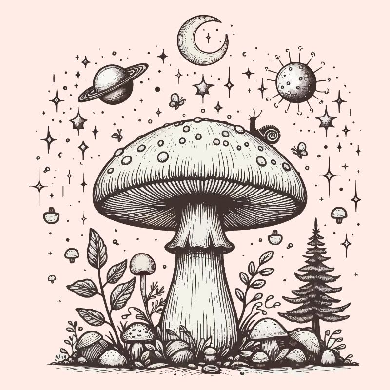 Toadstool Mushroom Psilo