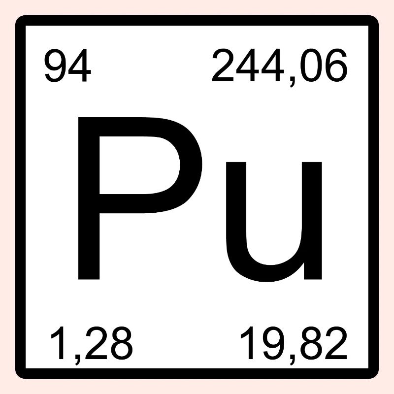 Pu Plutonium Element Design