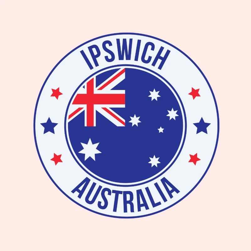 Ipswich Australia Circle Emblem