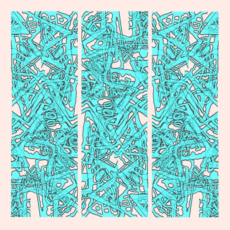 Türkises Chaos Triptychon
