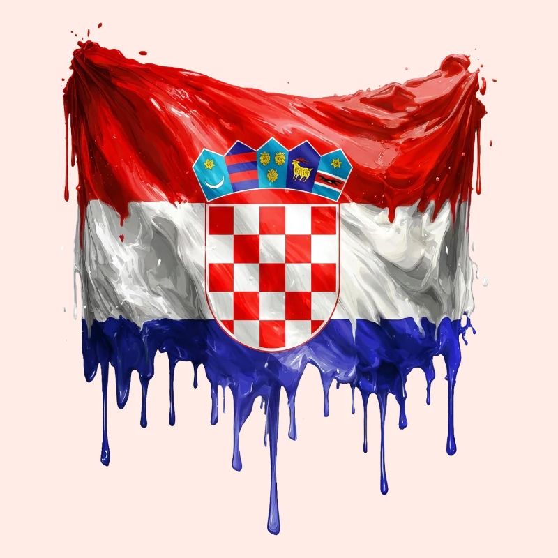 Drapeau croate couleur
