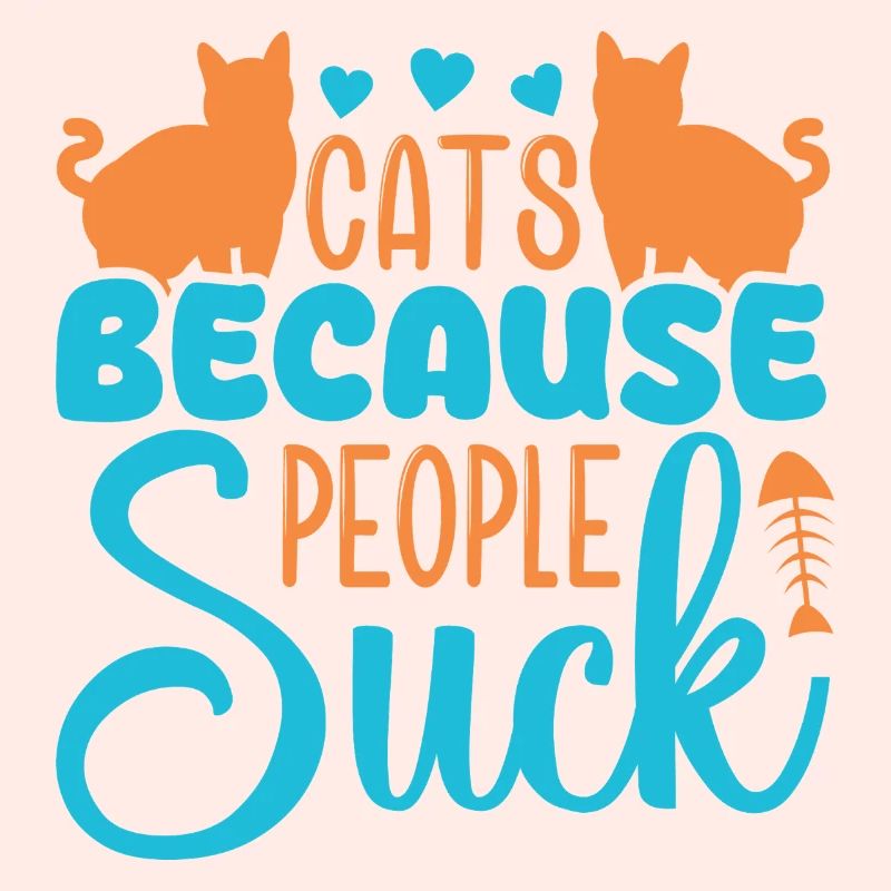 Sarcastic cat design for real introverts
