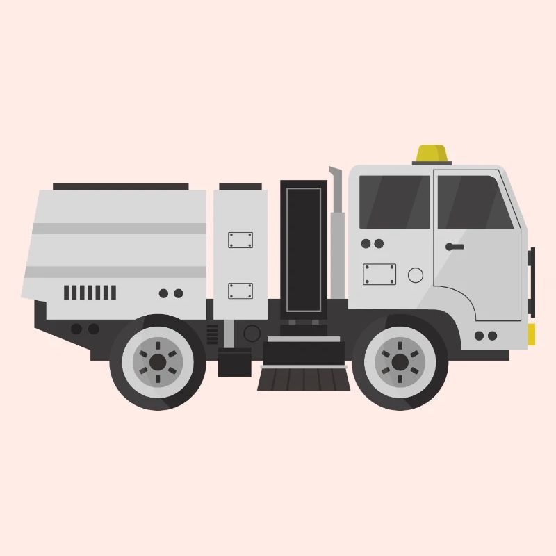 Modern street sweeper