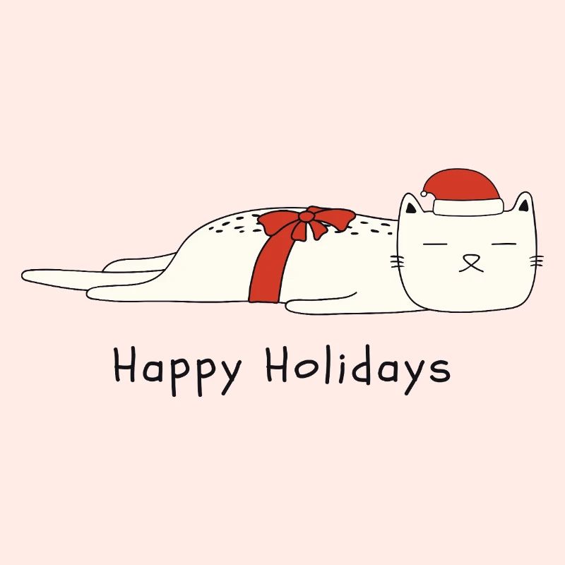 Drôle de chat Noël