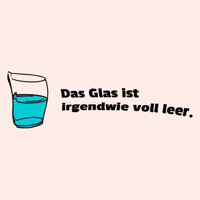Glass fully empty
