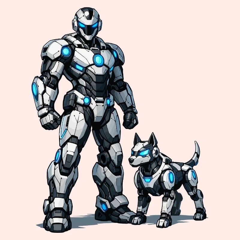 Duo de robots de combat : Compagnons métalliques