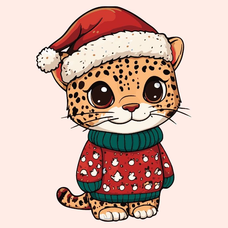 Noël de Noël léopard