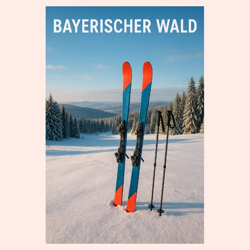 Bavarian Forest Skiing Experience