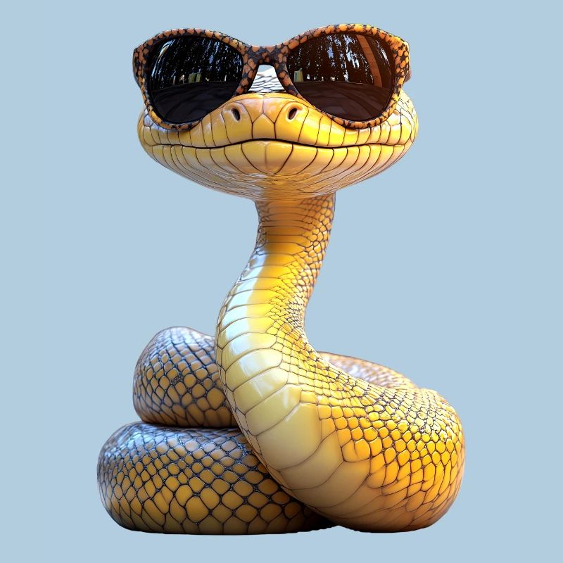 Snake Python Cobra Mamba Rattlesnake Snake