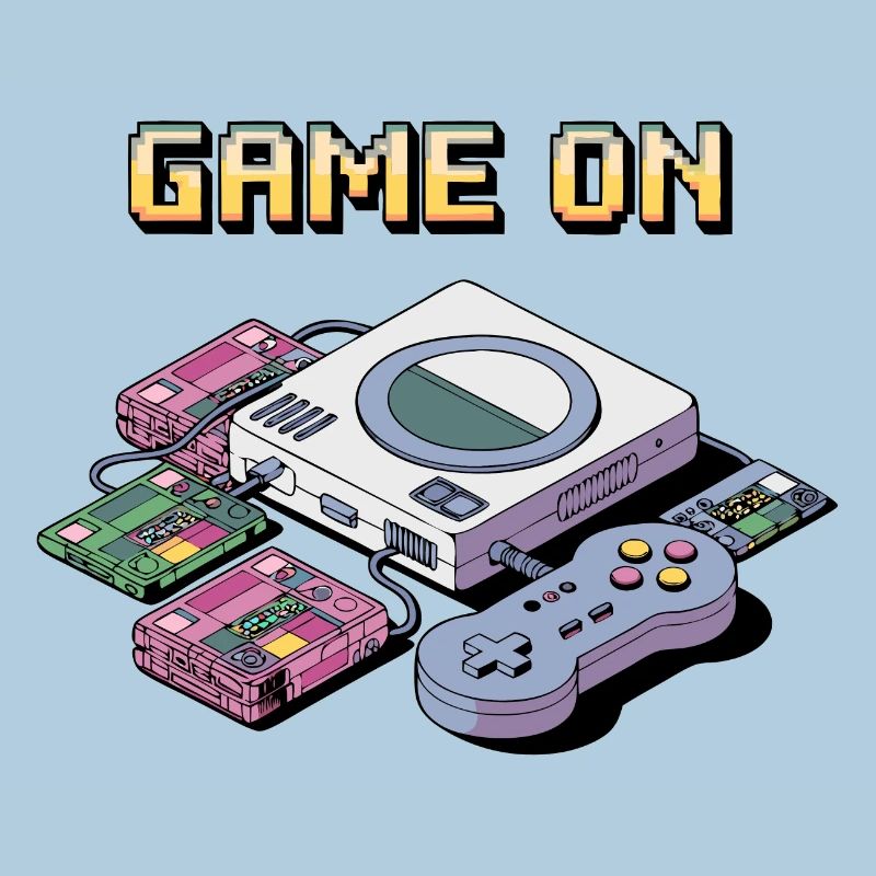 Conception de console de jeu rétro