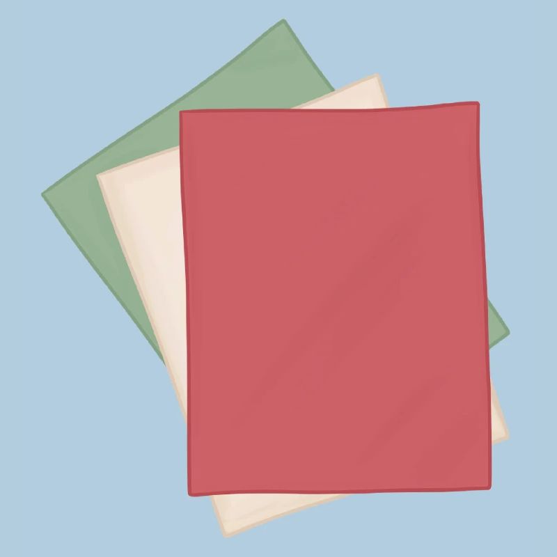 Pastel Paper Stack