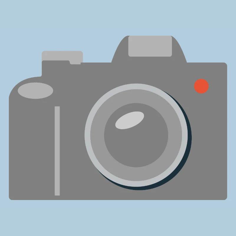 Icône de caméra Gris graphique