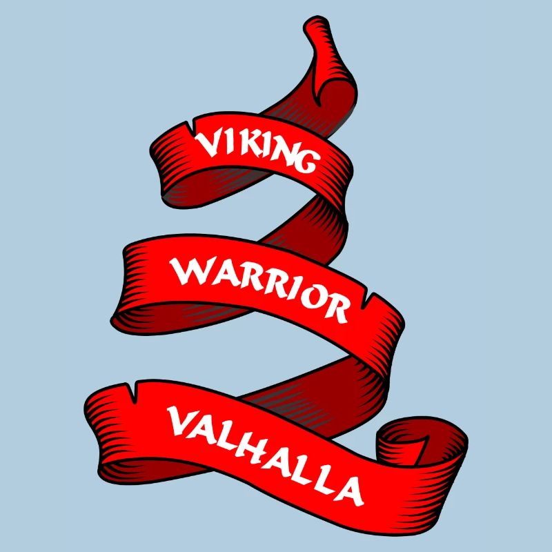 Wikinger Wimpel oder Banner rot