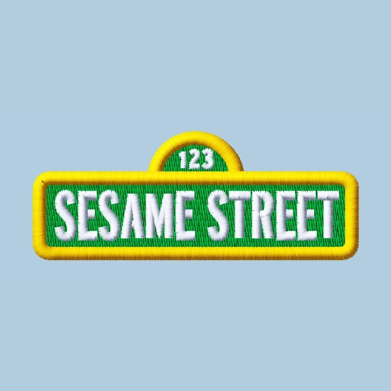 Sesamstraße Logo Als Stick