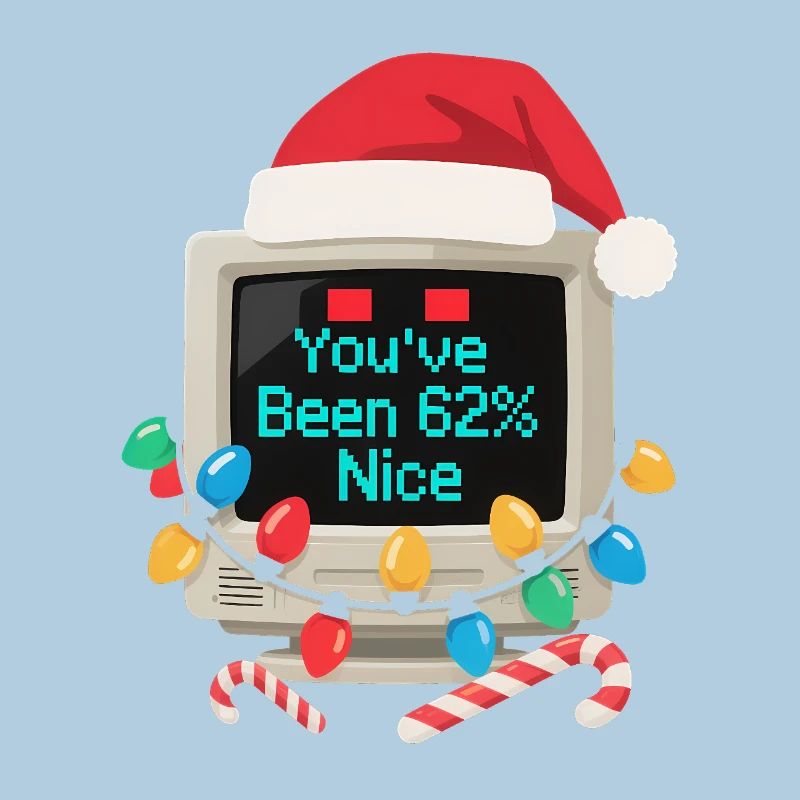 Computer Christmas AI Sarcastic Tech Gift