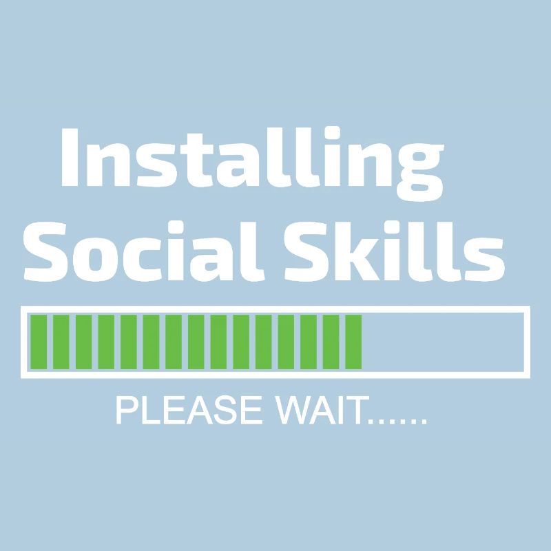 Social Skills Loading Funny Software Programmer