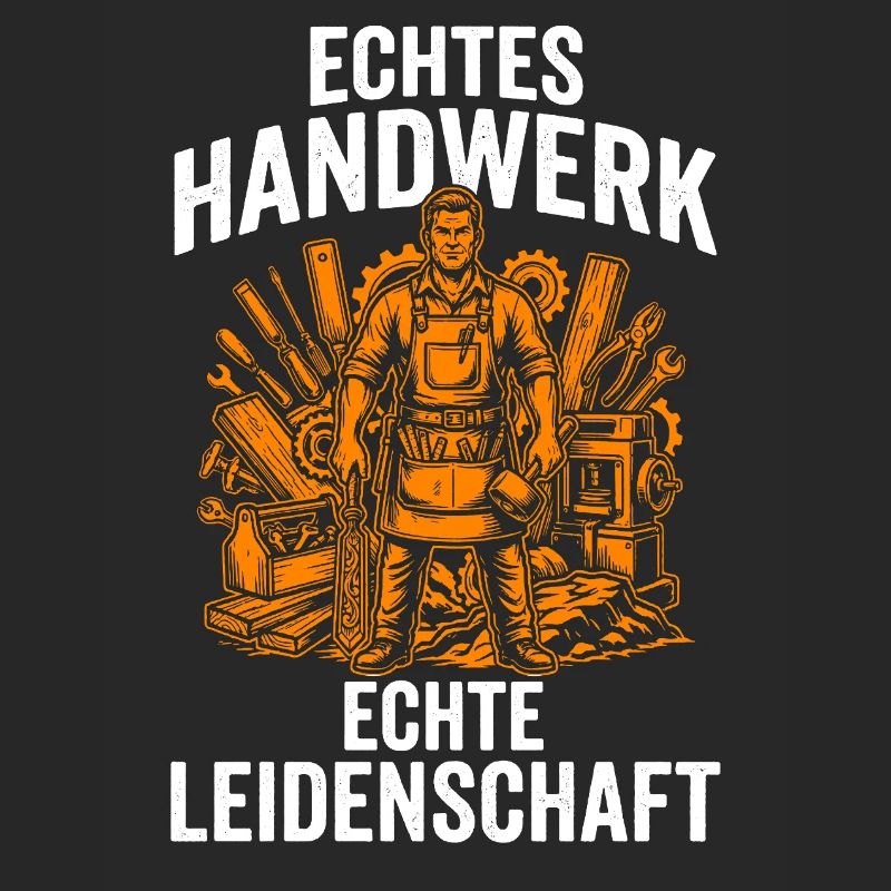Echtes Handwerk Echte Leidenschaft Handwerker