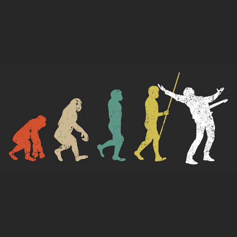 Vintage evolution guitar player