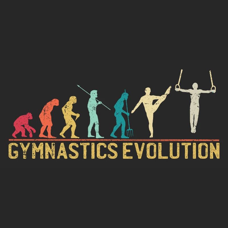 Gymnastics Evolution Graphic Tee