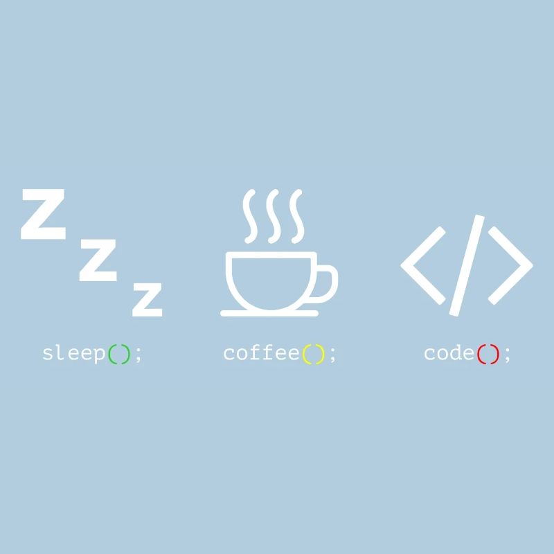 Code Kaffee Schlaf Trio
