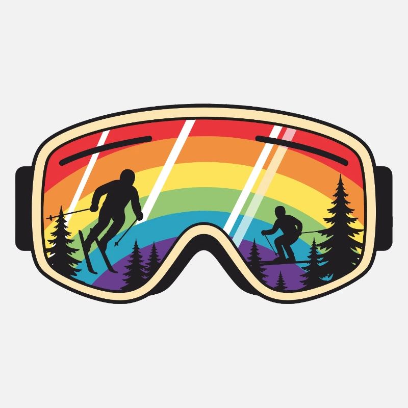 Ski Goggles Rainbow Mountain