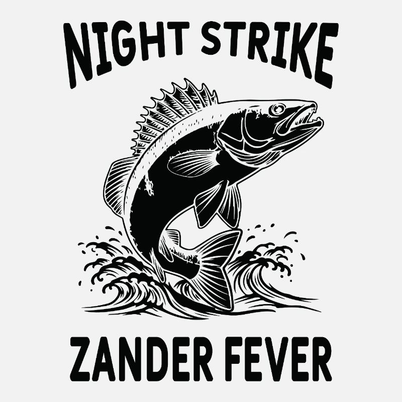 Fishing Sandre River Night Strike