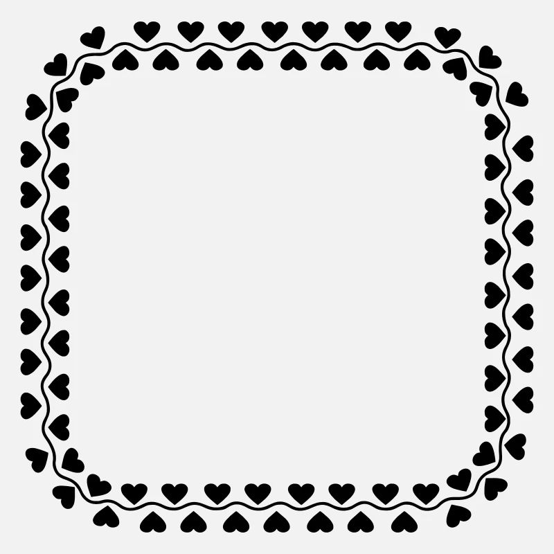 Frame heart logo