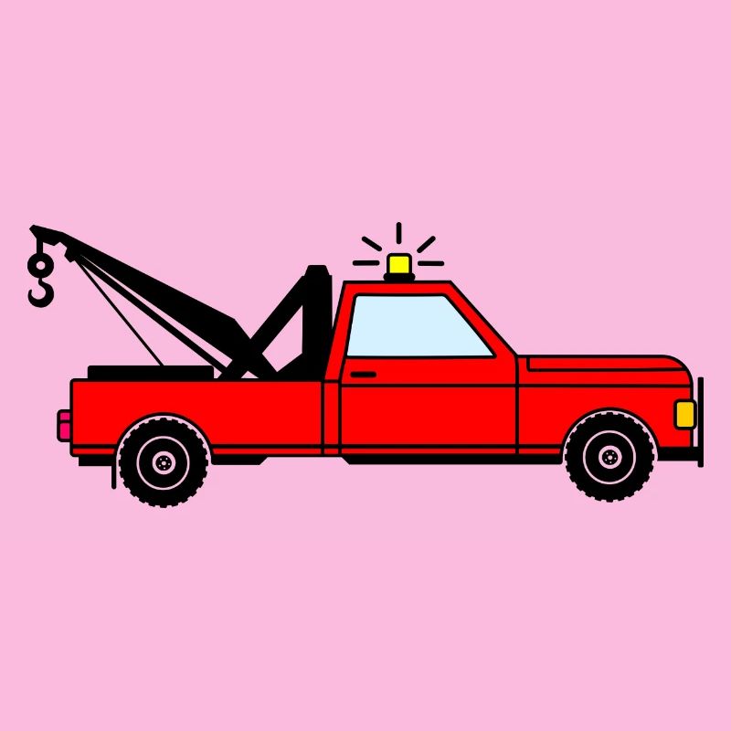 Abschleppwagen rot