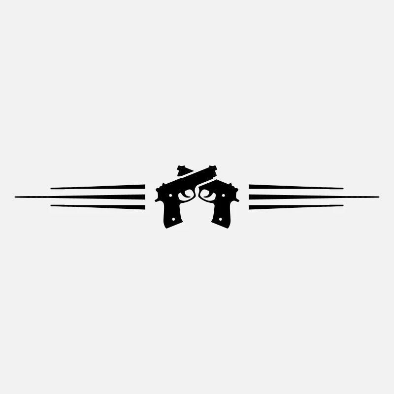 Pistol Symbol Line