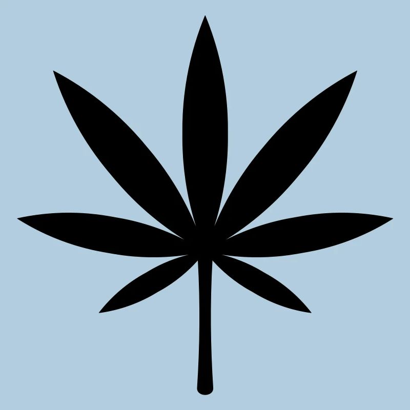 Cannabis / Marijuana / Feuille de chanvre (noir)