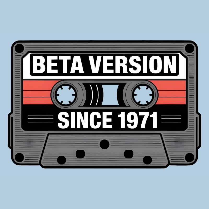 Conception de cassette de cassette rétro