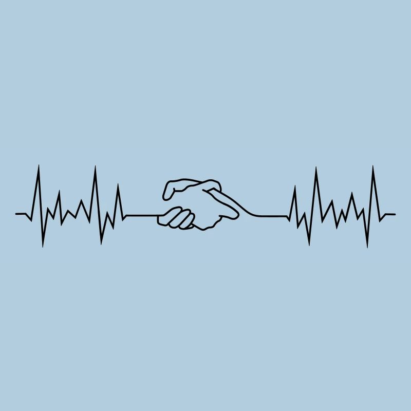 wave peace handshake