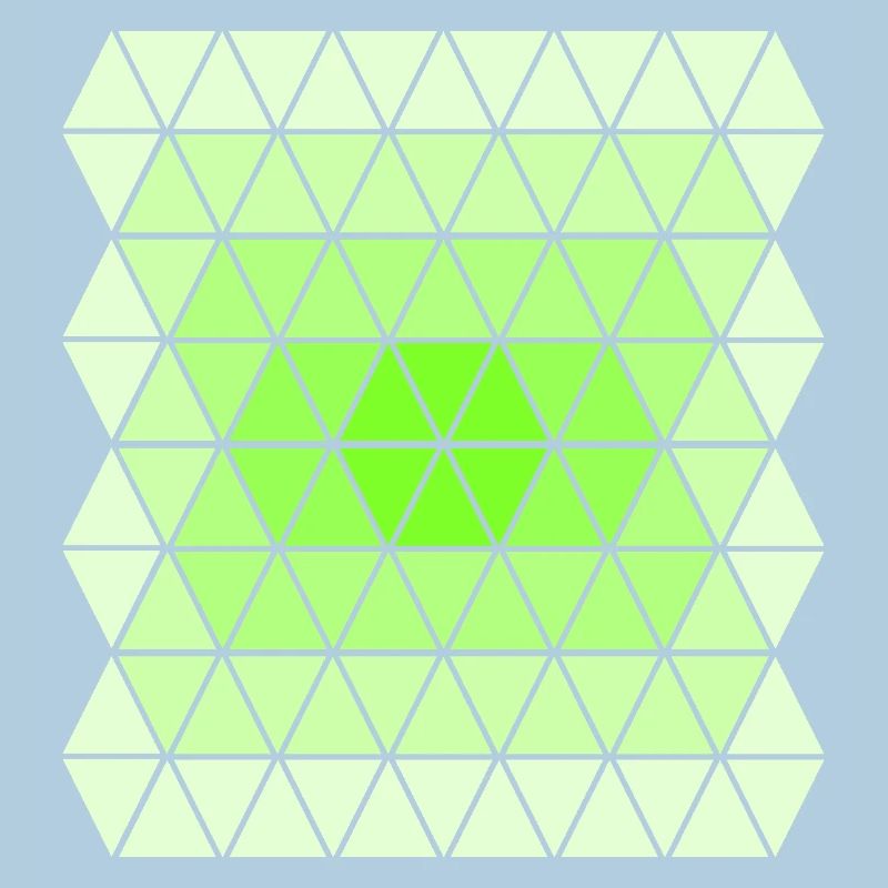 Green Gradient Pattern
