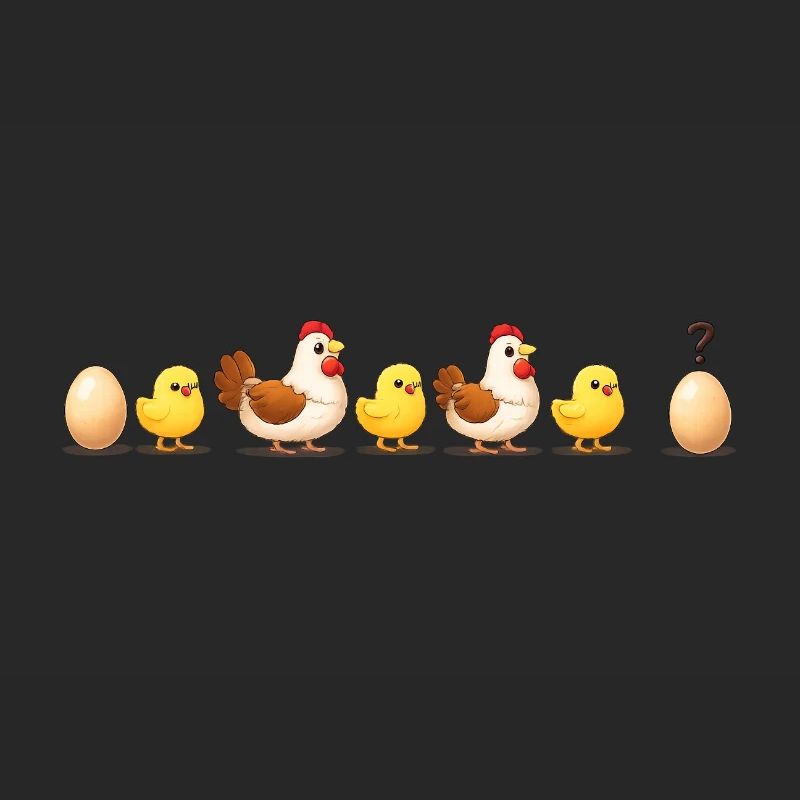Evolution Ei-Küken-Henne-Darwin