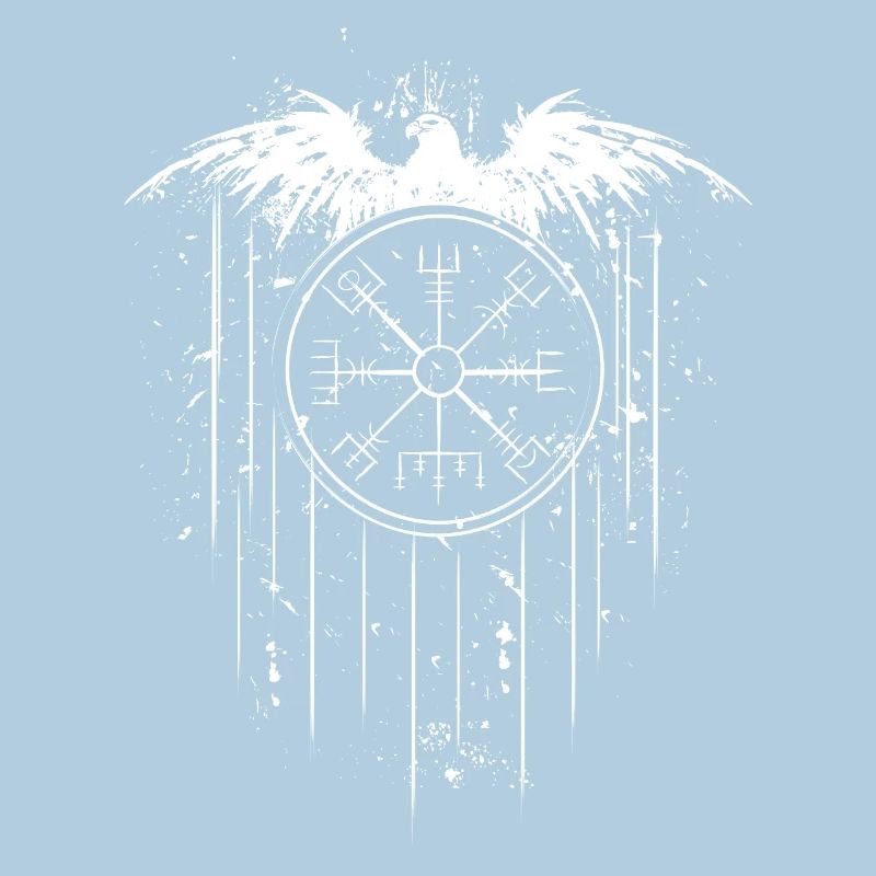 Vegvisir Runic Compass - Eagle Celts Vikings