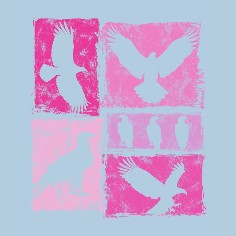 Silhouettes graphiques rétro Eagle