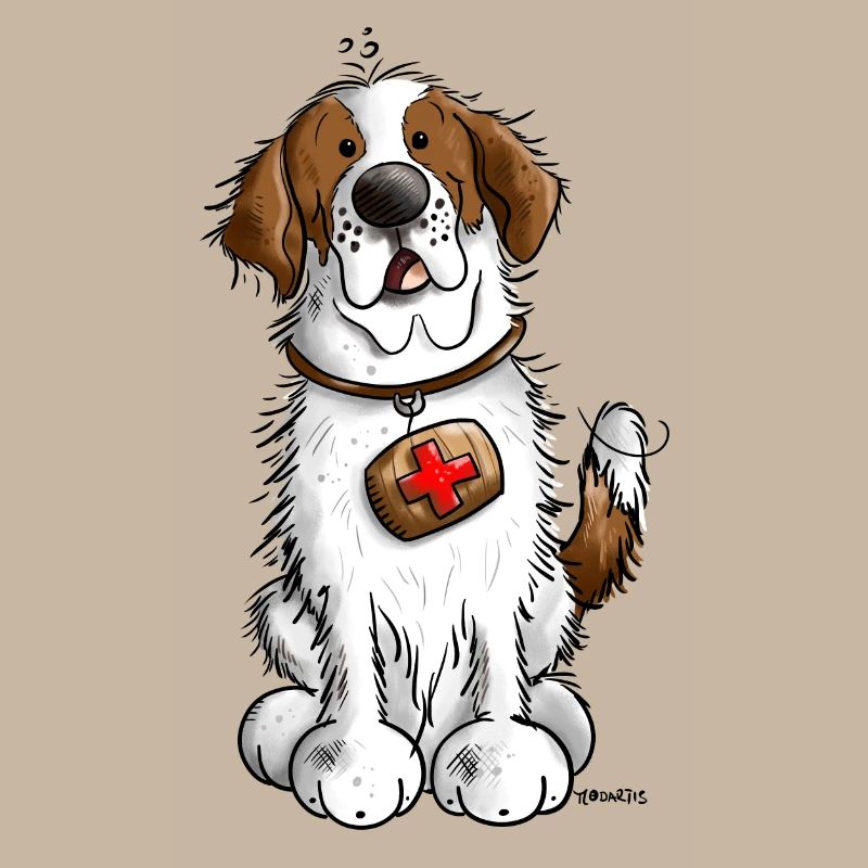 Mignon Saint Bernard Chien