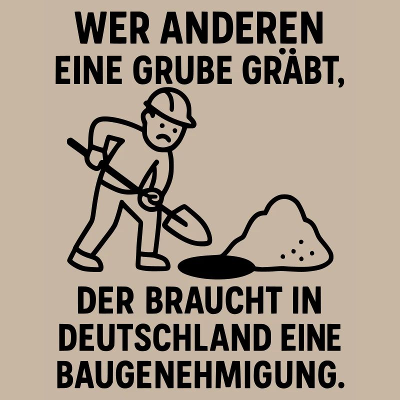 Digging a pit