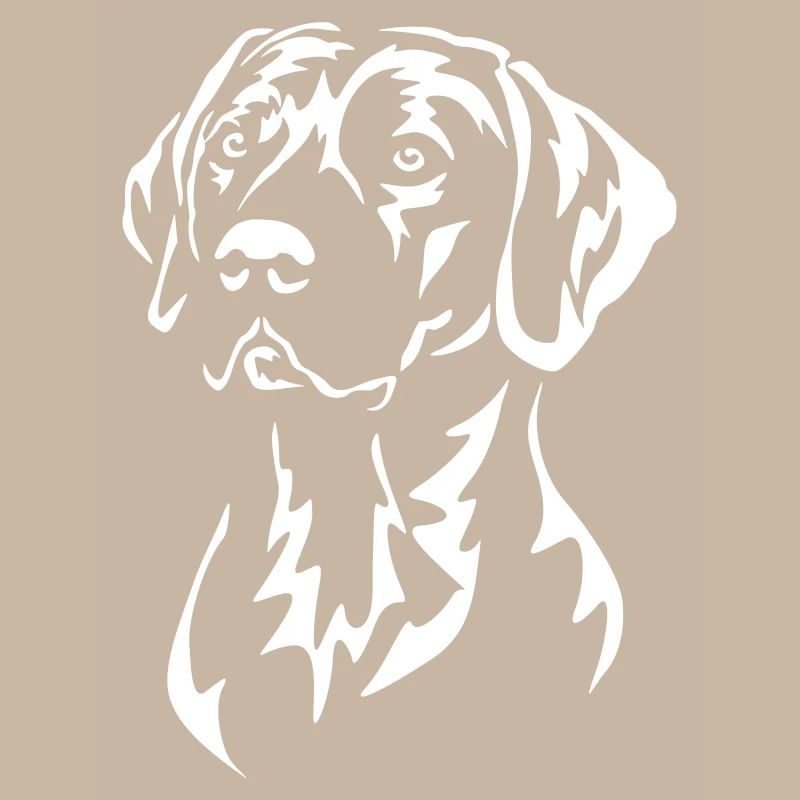 Rhodesian Ridgeback Kopf "Black Edition"