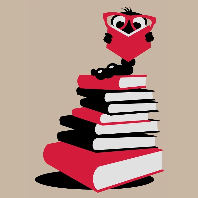 A bookworm reading