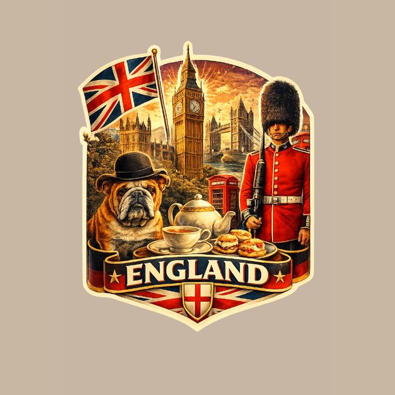 England Heritage Tea Abzeichen