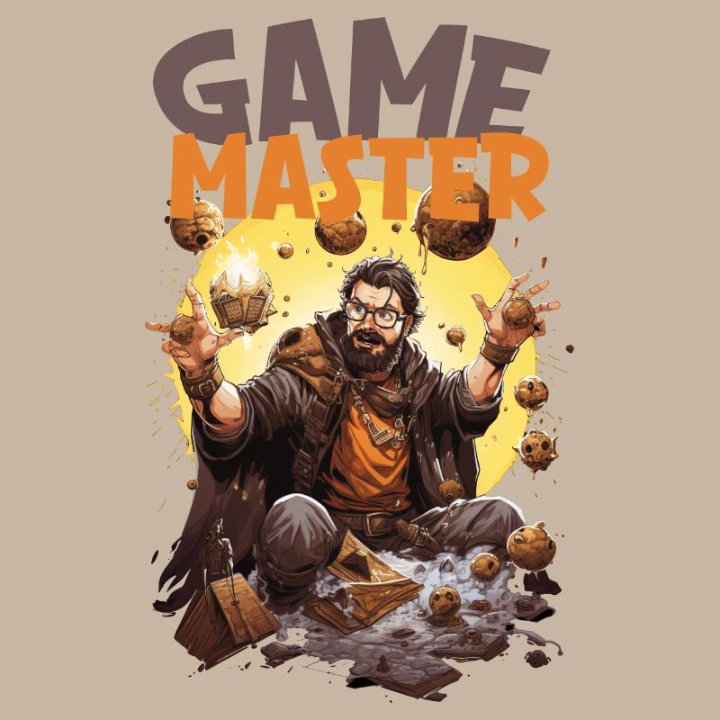 Game Master with Flying Dice – RPG Nerd